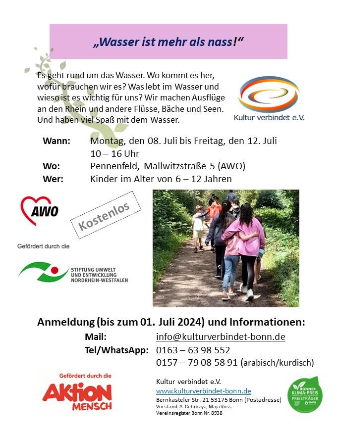 Flyer mit Text zur Veranstaltung