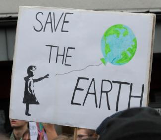 Plakat "Save the earth"