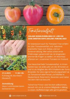 Flyer mit Text zur Veranstaltung