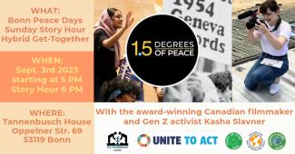 Flyer mit Text zur Veranstaltung