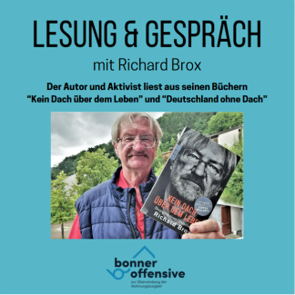 der Autor Richard Brox mit seinem Buch