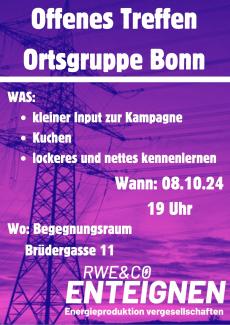 Flyer mit Text zur Veranstaltung