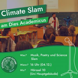 Flyer mit Text zur Veranstaltung