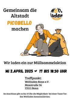 Flyer mit Text zur Veranstaltung