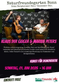 Flyer mit Text zur Veranstaltung