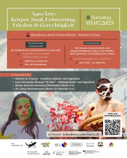 Flyer mit Text zur Veranstaltung