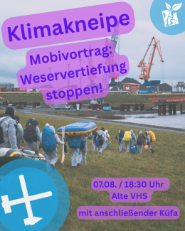 Flyer mit Text zur Veranstaltung