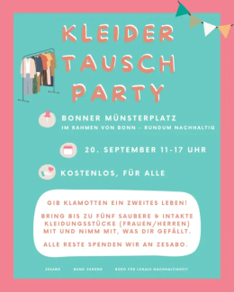 Flyer mit Text zur Veranstaltung