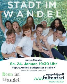 Flyer mit Text zur Veranstaltung