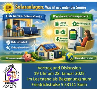 Flyer mit Text zur Veranstaltung