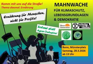 Flyer mit Text zur Veranstaltung