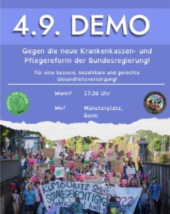 Demo gegen die Krankenkassenreform 239x300