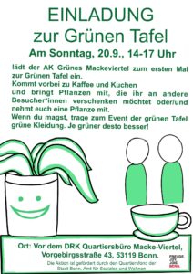 Plakat Gruene Tafel 2026 212x300
